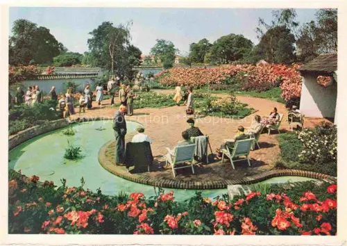 AK / Ansichtskarte IGA Gartenbauaustellung International Im Rosengarten Hamburg