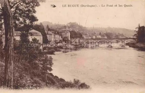 AK / Ansichtskarte Le Bugue Sarlat-la-Caneda 24 Dordogne Le Pont et les Quais 