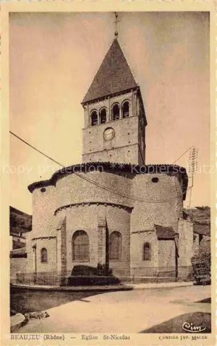 AK / Ansichtskarte Beaujeu Villefranche-sur-Saone 69 Rhone Eglise St Nicolas 