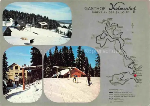 AK / Ansichtskarte Furtwangen Schwarzwald BW Gasthof Kolmenhof an der Skiloipe
