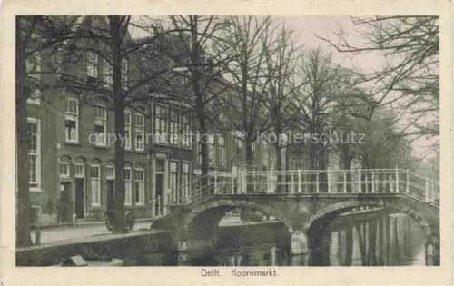 AK / Ansichtskarte DELFT Zuid-Holland NL Koornmarkt