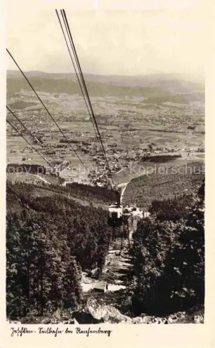 AK / Ansichtskarte Jeschken Jested Liberec Reichenberg CZ Panorama mit Seilbahn