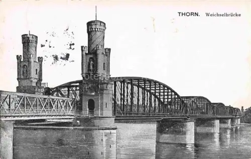 AK / Ansichtskarte Thorn  Westpreussen TORUN PL Weichselbruecke
