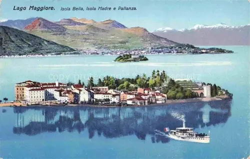 AK / Ansichtskarte Isola-Bella Lago Maggiore Verbano-Cusio-Ossola PiemonteIT mit Isola Madre und Pallanza