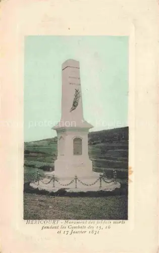 AK / Ansichtskarte Hericourt  Lure 70 Haute-Saone Monument des soldats morts pendant les combats Janvier 1871