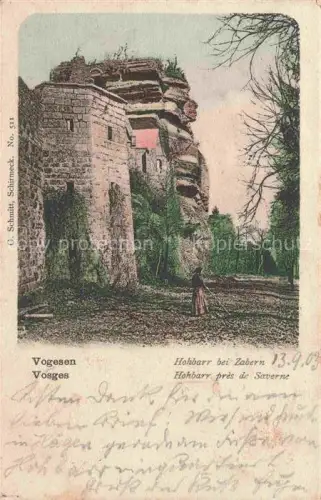 AK / Ansichtskarte Zabern Saverne Alsace 67 Bas-Rhin Burg Hohbarr