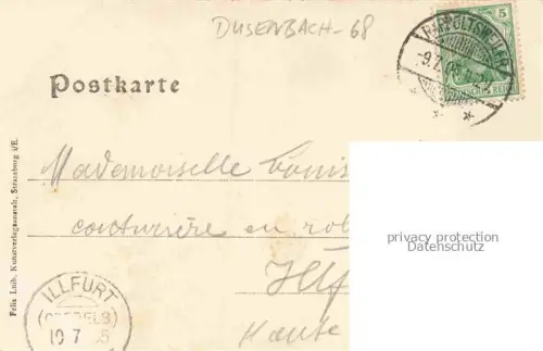AK / Ansichtskarte Dusenbach Rappoltsweiler Ribeauville Alsace 68 Haut-Rhin Dusenbachkapelle