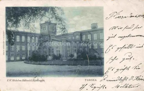 AK / Ansichtskarte Forssa Etela-Suomen Laani Suomi E. W. Michelson Bokhandel Kirjakauppa