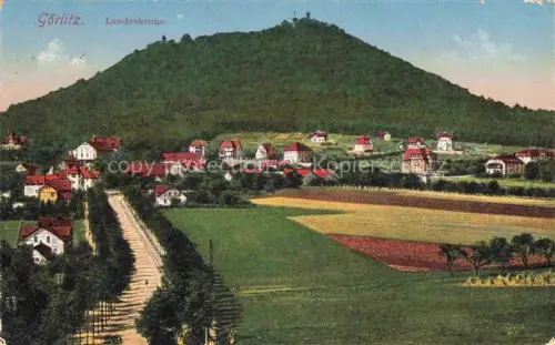 AK / Ansichtskarte GoeRLITZ  Sachsen Panorama Blick gegen Landeskrone