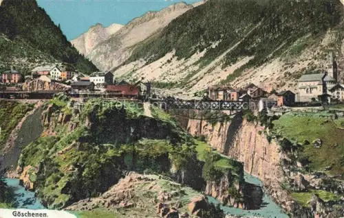 AK / Ansichtskarte Goeschenen Goeschenen UR F. Beeler Brunnen No. 787 