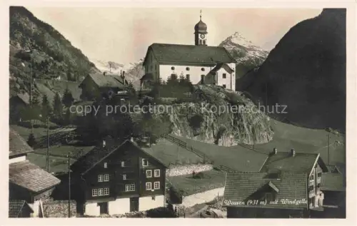 AK / Ansichtskarte Wassen  UR Windgelle 