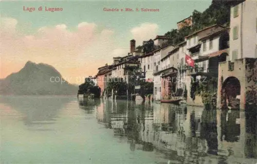 AK / Ansichtskarte Gandria Lago di Lugano Mte S. Salvatore 