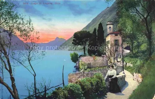 AK / Ansichtskarte Lago di LUGANO TI Oria 