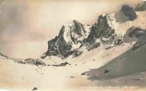 AK / Ansichtskarte Megglisalp Meglisalp 1520m Altmann Saentis AR Boetzelkonf