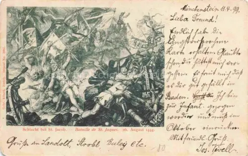 AK / Ansichtskarte BASEL BS Sclacht bei St Jacob 