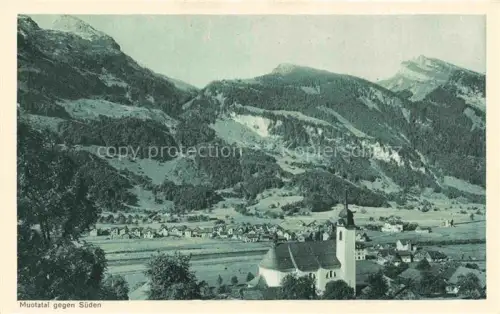 AK / Ansichtskarte Muotathal Muottathal SZ gegen Sueden 