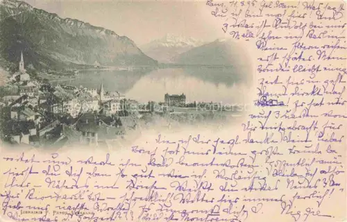 AK / Ansichtskarte MONTREUX  VD Panorama