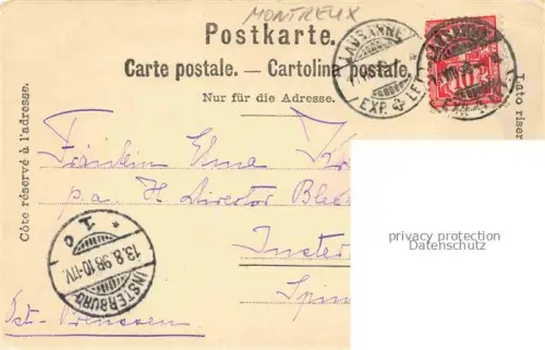 AK / Ansichtskarte MONTREUX  VD Panorama