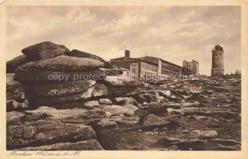 AK / Ansichtskarte BROCKEN Harz Sachsen-Anhalt Brocken Hotel