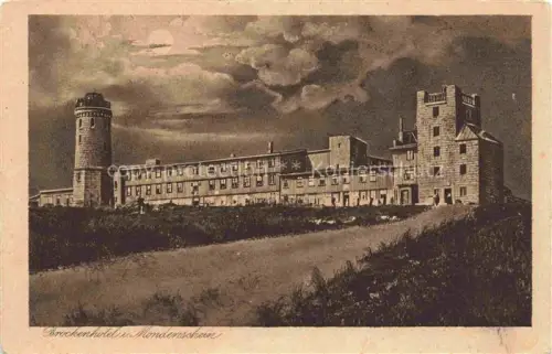 AK / Ansichtskarte BROCKEN Harz Sachsen-Anhalt Brocken Hotel