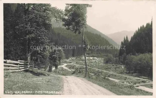 AK / Ansichtskarte Finstergraben GRAZ Steiermark AT Waldbahn