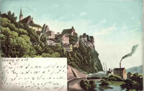 AK / Ansichtskarte Leisnig Sachsen Panorama