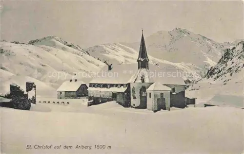 AK / Ansichtskarte Arlberg St Anton Arlberg AT St Christof Kirche