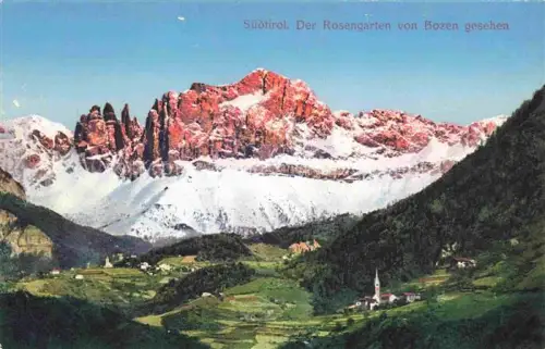 AK / Ansichtskarte Bozen  BOLZANO Suedtirol IT Der Rosengarten