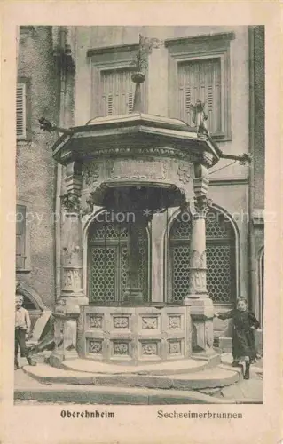 AK / Ansichtskarte Oberehnheim Ober-Ehnheim Obernai 67 Alsace Sechseimerbrunnen