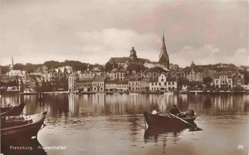 AK / Ansichtskarte FLENSBURG  Flensborg Schleswig-Holstein Binnenhafen