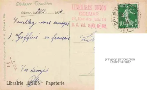 AK / Ansichtskarte COLMAR 68 Haut-Rhin Elsaesser Trachten