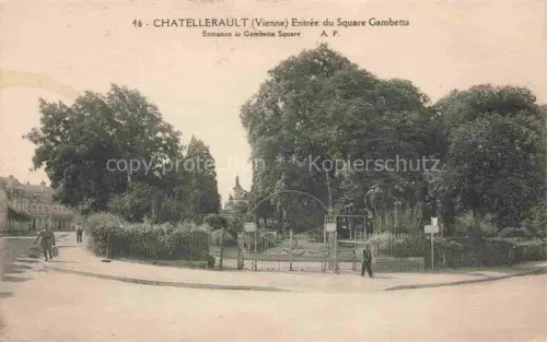 AK / Ansichtskarte Chatellerault 86 Vienne Entrée du Square Gambetta