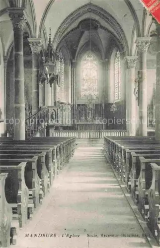 AK / Ansichtskarte Mandeure Montbeliard 25 Doubs Intérieur de l'église