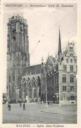 AK / Ansichtskarte MALINES Mechelen Flandre Belgie Eglise Saint-Rombaut