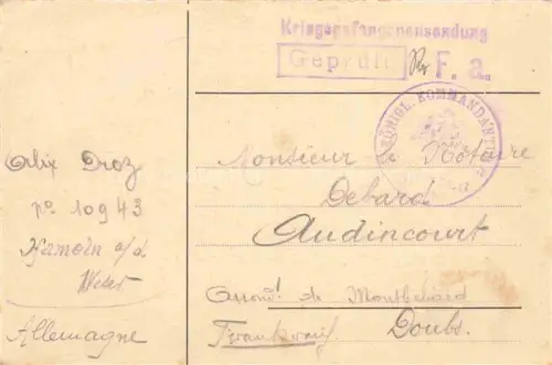 AK / Ansichtskarte HAMELN Weser Kriegsgefangenensendung