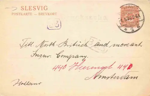 AK / Ansichtskarte Slesvig SCHLESWIG Holstein Geschaeftskorrespondenz