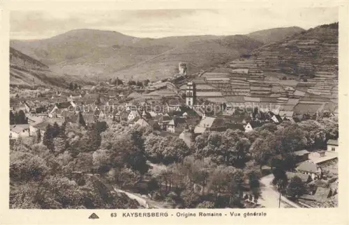 AK / Ansichtskarte Kaysersberg Kaisersberg Alsace 68 Haut Rhin Origine Romaine vue générale