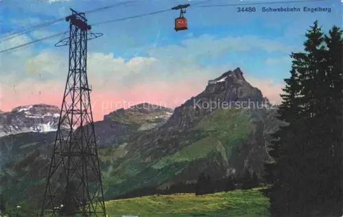 AK / Ansichtskarte Engelberg  OW Schwebebahn Alpen