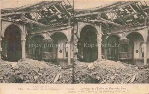 AK / Ansichtskarte VERDUN  55 Meuse Interier de l Eglise du Faubourg Pate