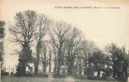 AK / Ansichtskarte Saint-Mard-sur-le-Mont Sainte-Menehould 51 Marne Le Cimetiere