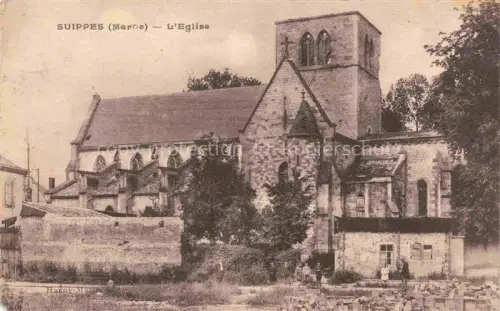 AK / Ansichtskarte Suippes Chalons-en-Champagne 51 Marne Eglise