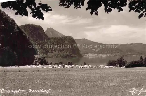 AK / Ansichtskarte Kesselberg Camping Kochel See Bayern Camping Platz Panorama
