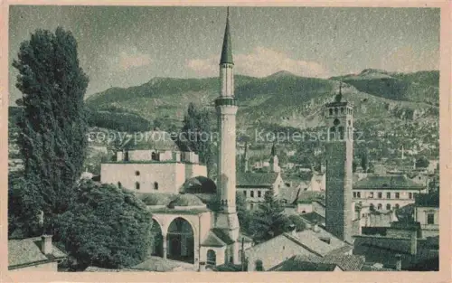 AK / Ansichtskarte SARAJEVO Sarajewo Bosnia-Herzegovina Panorana Kirche