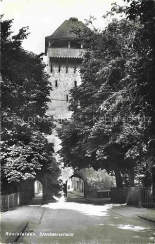 AK / Ansichtskarte RHEINFELDEN AG Storchennestturm