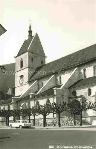 AK / Ansichtskarte St Ursanne Porrentruy JU La Collégiale