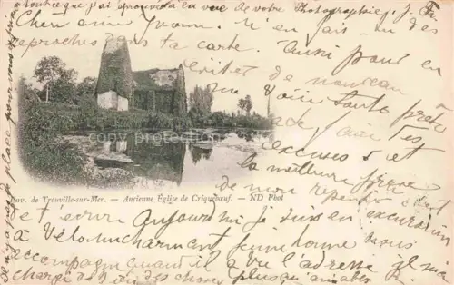 AK / Ansichtskarte Criqueboef Criquebeuf-en-Caux LE-HAVRE 76 Seine-Maritime Ancienne église