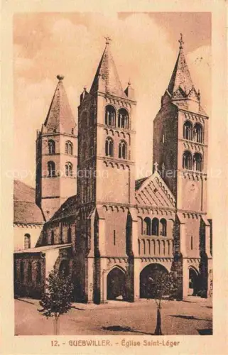 AK / Ansichtskarte Guebwiller Elsass 68 Haut-Rhin Eglise Saint-Léger