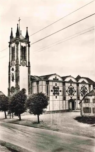 AK / Ansichtskarte Sausheim Mulhouse 68 Haut-Rhin Eglise Saint Laurent
