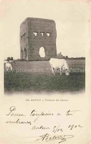 AK / Ansichtskarte Autun 71 Saone-et-Loire Temple de Janus