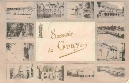 AK / Ansichtskarte Gray Gray-la-Ville VESOUL 70 Haute-Saone Vues d'ensemble